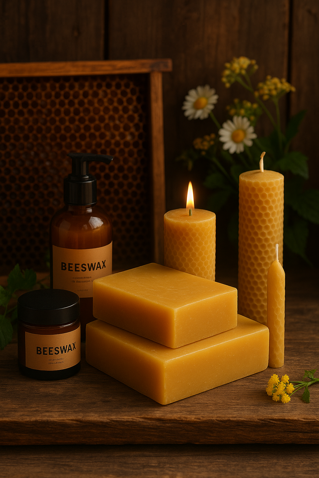 Bienenwachsblöcke